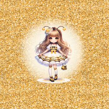 Bee Girls and butterfly magic Panel 3